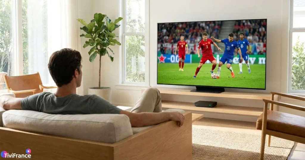 Qualité d’image IPTV premium en HD et 4K sur Smart TV moderne
