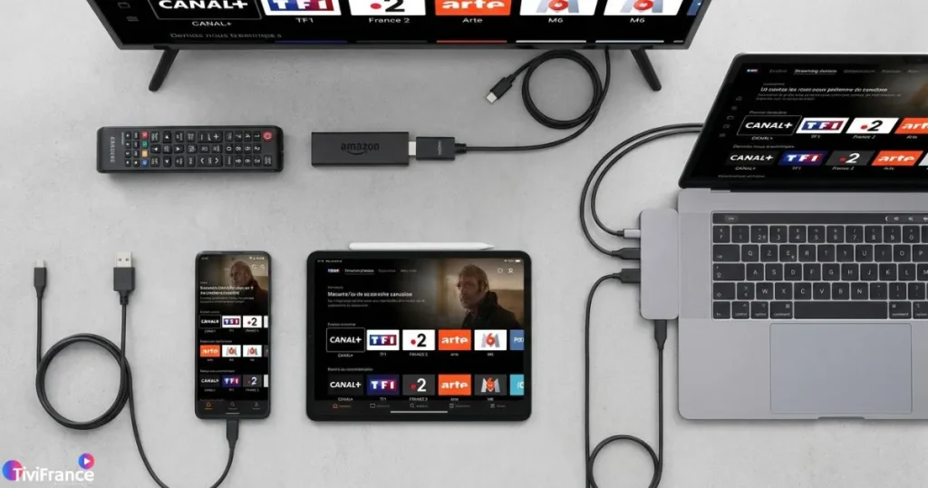 Appareils compatibles avec un abonnement IPTV France - Smart TV, Firestick, smartphone et tablette