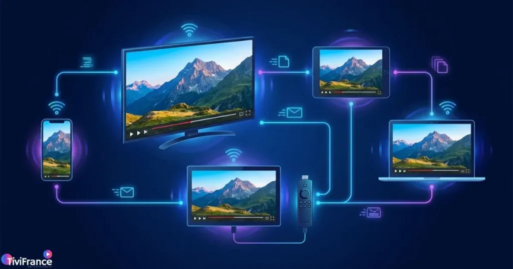 Compatibilité multi-appareils d'un abonnement IPTV fiable en 2026 - TV, smartphone, tablette et PC