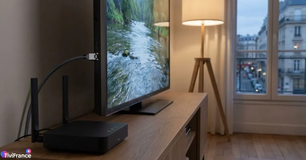 Optimisation IPTV 4K France avec connexion ethernet pour streaming stable