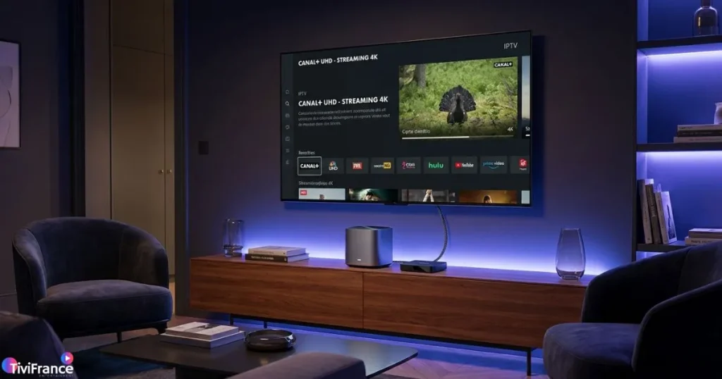 Connexion IPTV Xtream optimisée pour streaming HD et 4K fluide