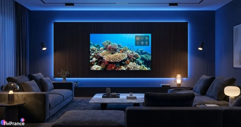 Installation IPTV 4K France sur une Smart TV avec qualité vidéo ultra haute définition