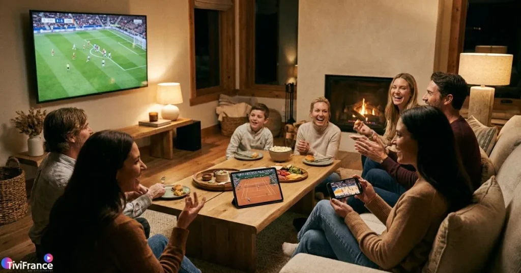 IPTV multi écrans pour suivre plusieurs matchs en même temps