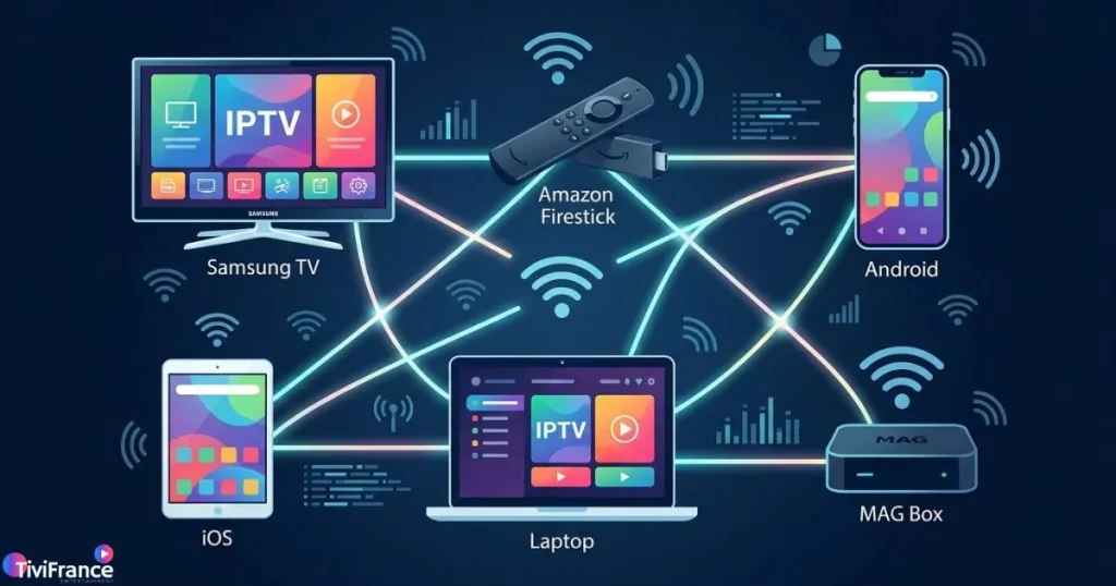 Compatibilité lien M3U fiable sur Smart TV, Android, iOS et ordinateur