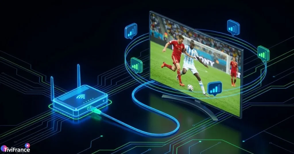Connexion IPTV stable en France pour une diffusion HD et 4K sans coupures