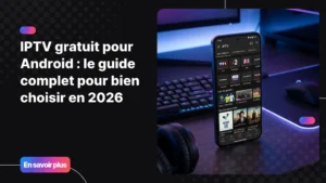 IPTV gratuit pour android en 2026 sur smartphone – applications et player IPTV