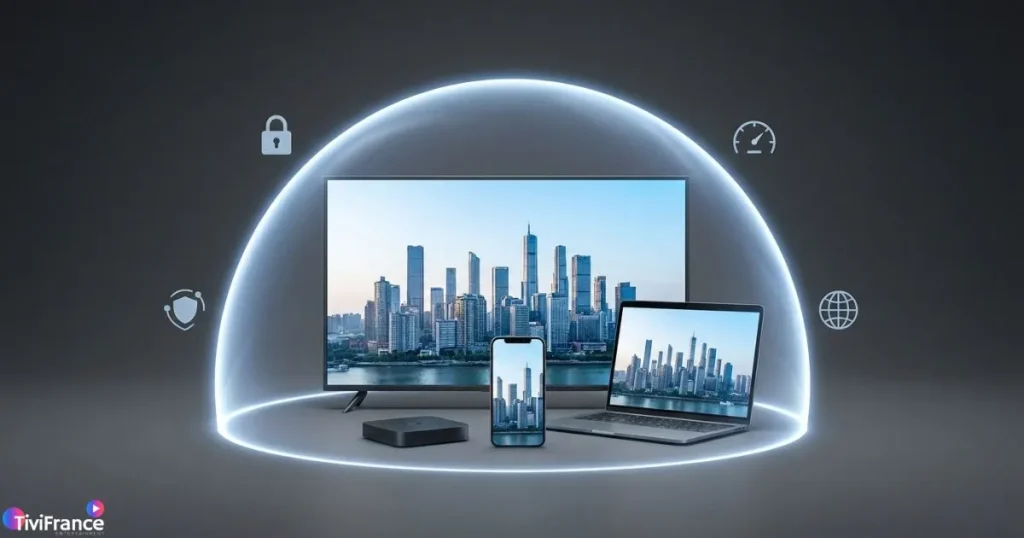 Critères du meilleur VPN streaming - vitesse, sécurité et compatibilité sur plusieurs appareils
