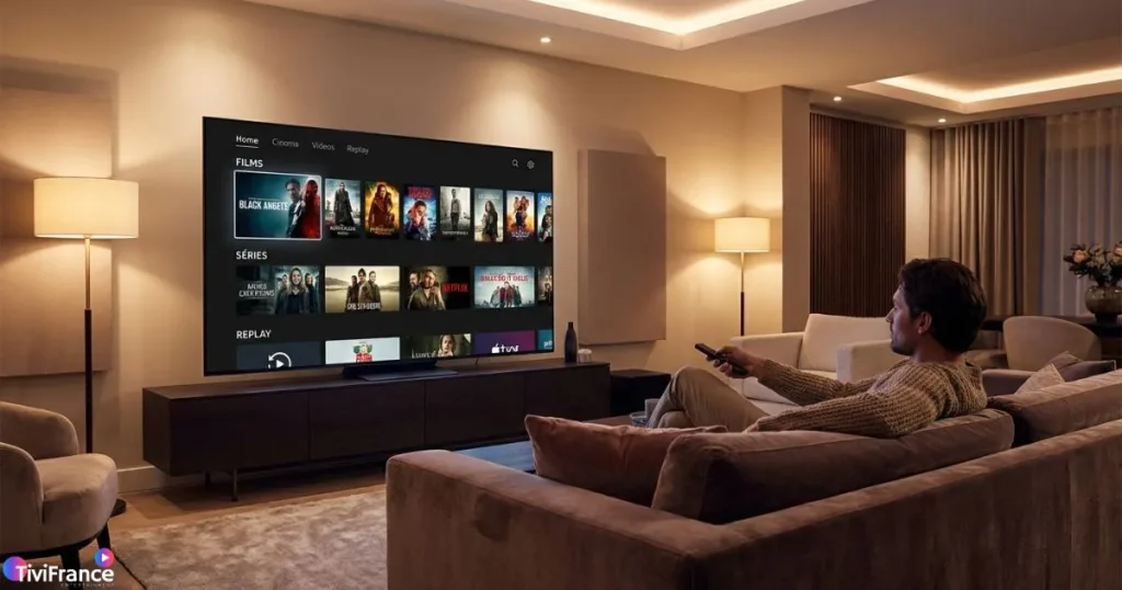 Abonnement IPTV avec catalogue de films et séries à la demande