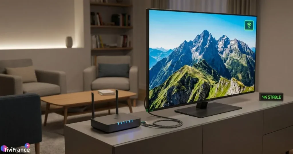 Optimisation d'un abonnement IPTV pour une lecture fluide sur Android TV