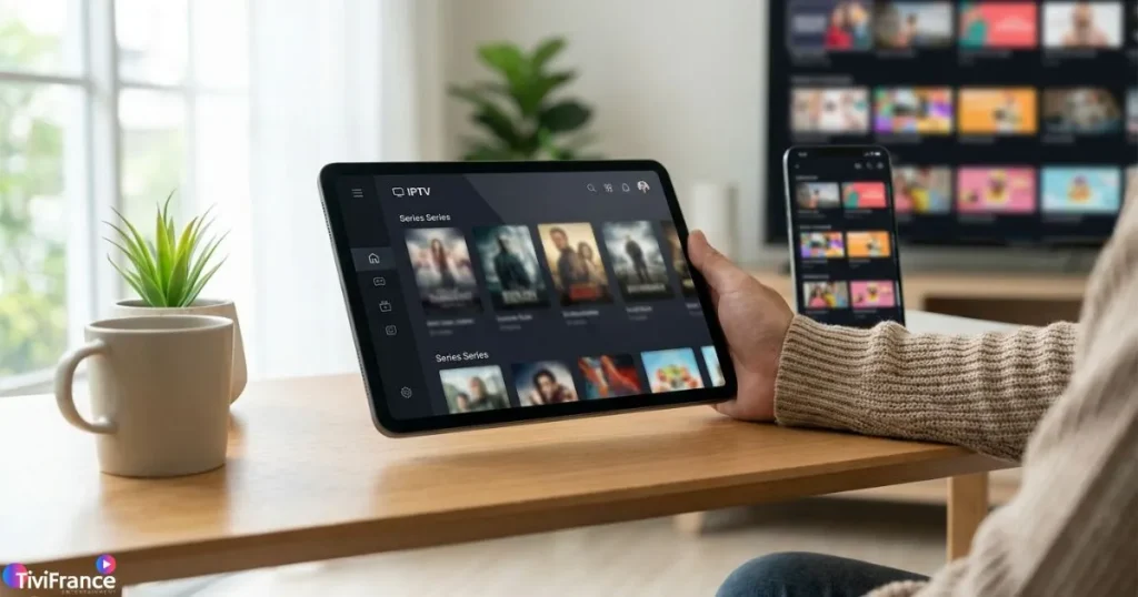 Configuration IPTV sur tablette Android avec saisie du code IPTV d'activation