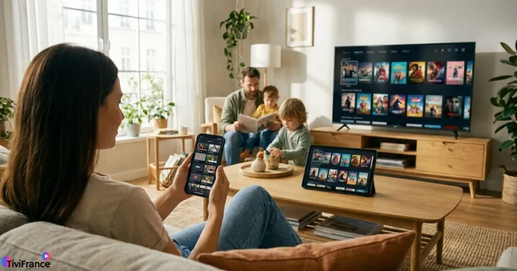 Abonnement IPTV multi-appareils sur smartphone tablette et Smart TV